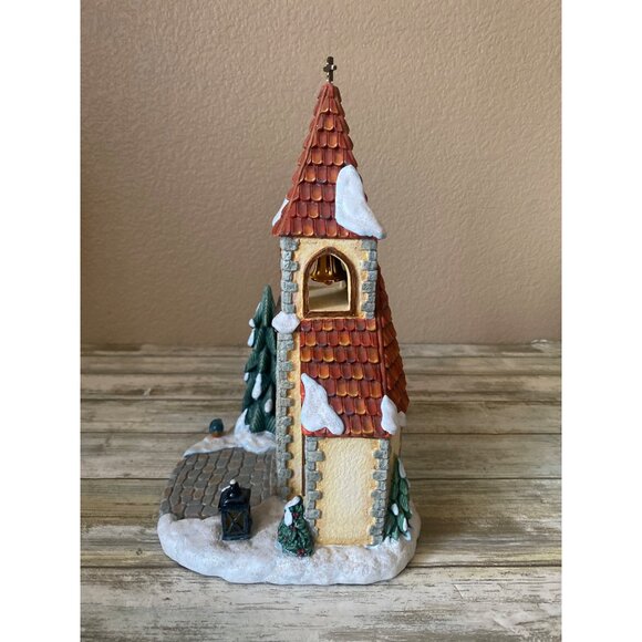 Hummel Goebel Caroling Chapel 2008 Lighted Musical Church - No Box - Picture 4 of 15